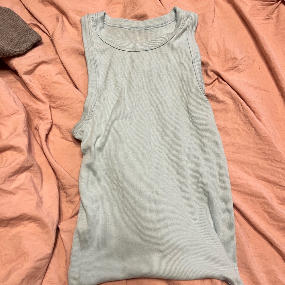 Sleeveless Light Blue Women's Top